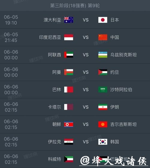 2026年世界杯比赛安排及赛程详情